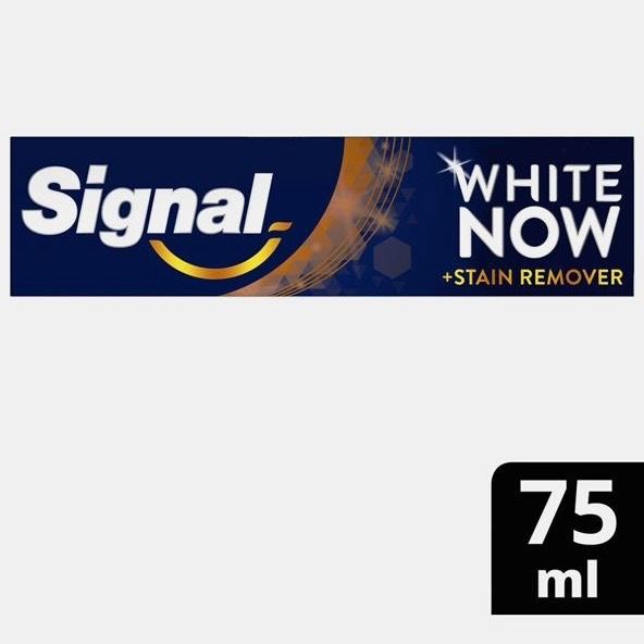 Signal White Now Toothpaste Stain Remover 3X Instant Whitening & Coffee & Tea Stains