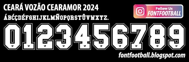 Font Vector SC Ceará Vozão Cearamor 2024 kit