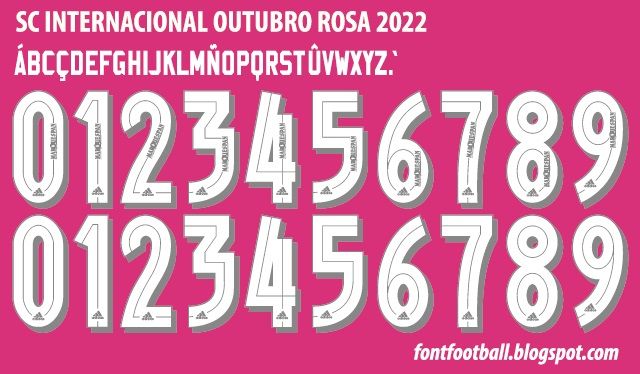 Font Vector SC Internacional 3rd Outubro Rosa 2022 kit