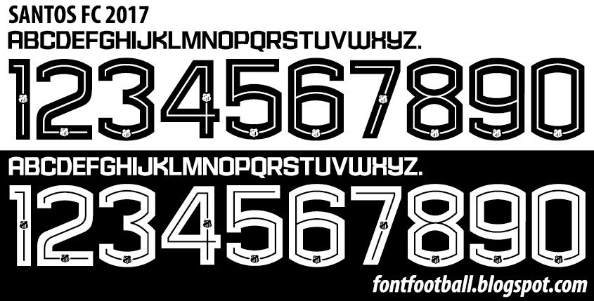 Font Vector Santos FC 2017 kit