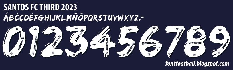 Font Vector Santos FC 3rd Third 2023 kit