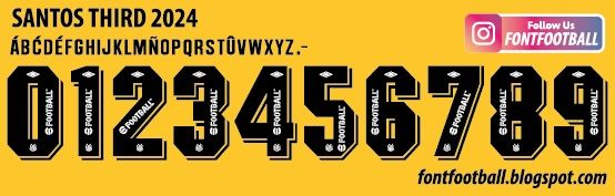 Font Vector Santos FC 3rd Third 2024 kit