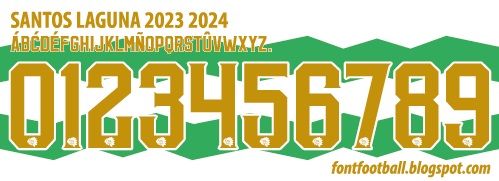 Font Vector Santos Laguna 2023 2024 kit
