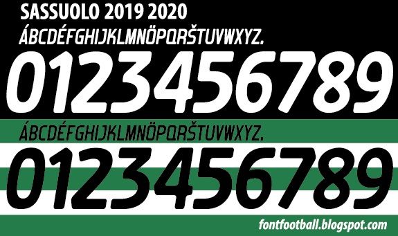 Font Vector Sassuolo 2019 2020 kit