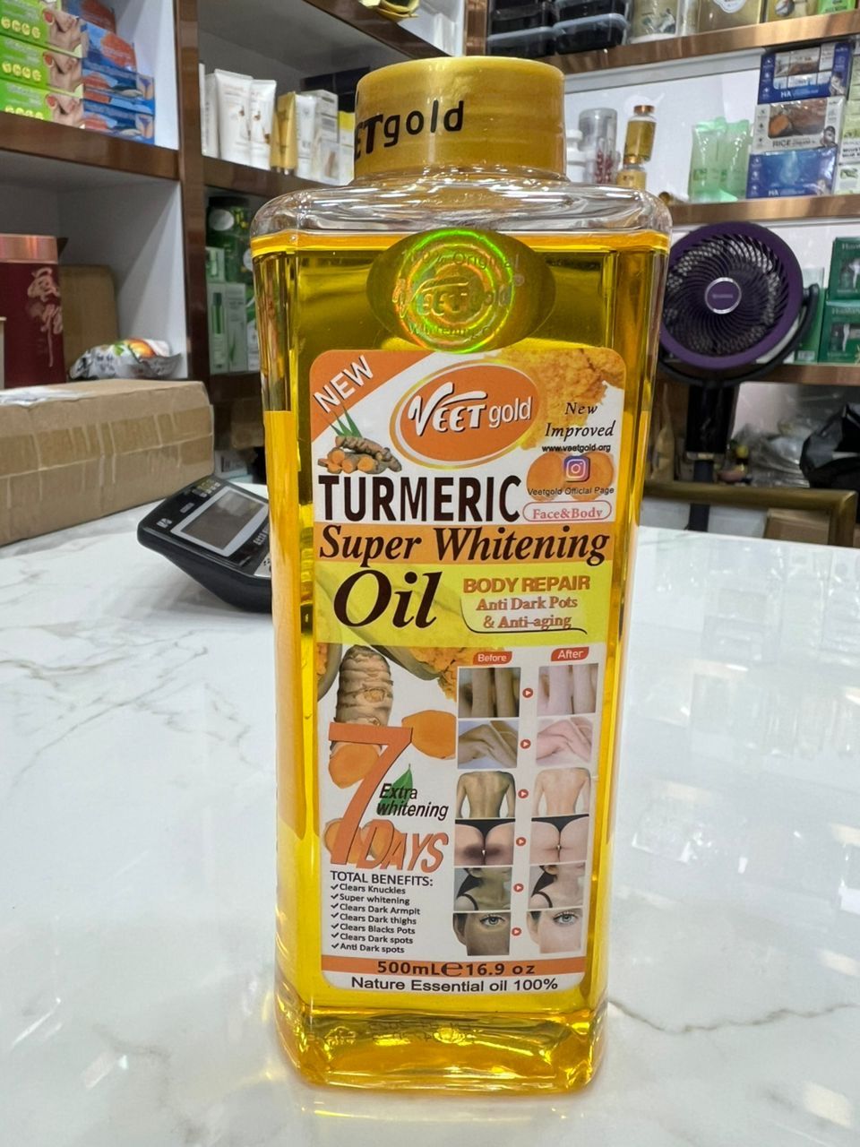 Tumeric Oil 500mls 5,600 private order
