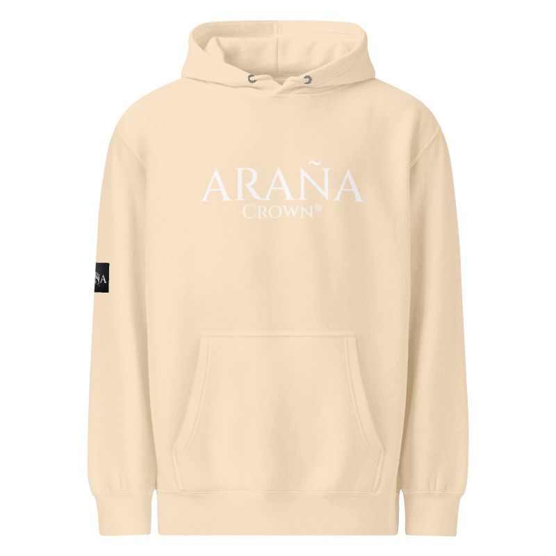 ARANA Crown “Ivory Street” Hoodie – Elegance in Simplicity