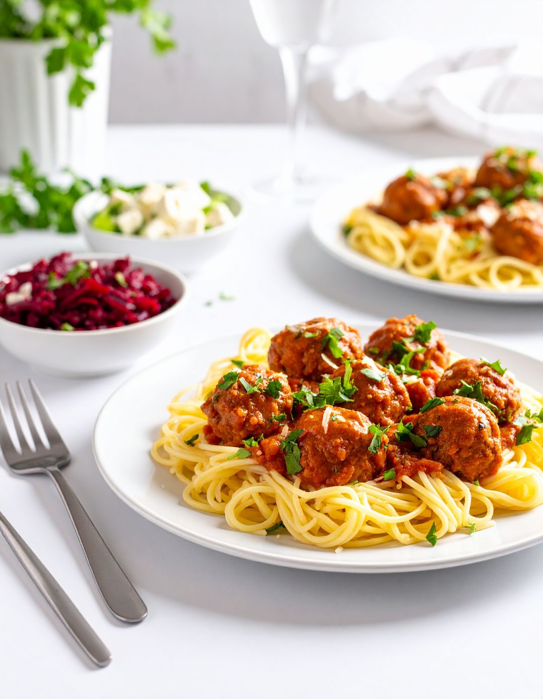 Saucy Meatballs Meal for 2