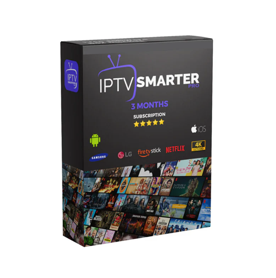 IPTV Smarters Pro Subscription  | 3 Months IPTV Subscription