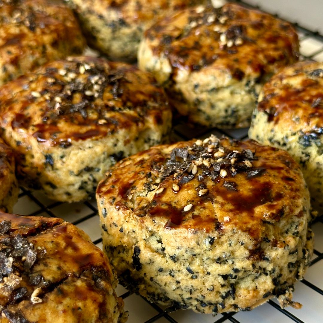 Nori & Sesame with Soy Glaze Scone