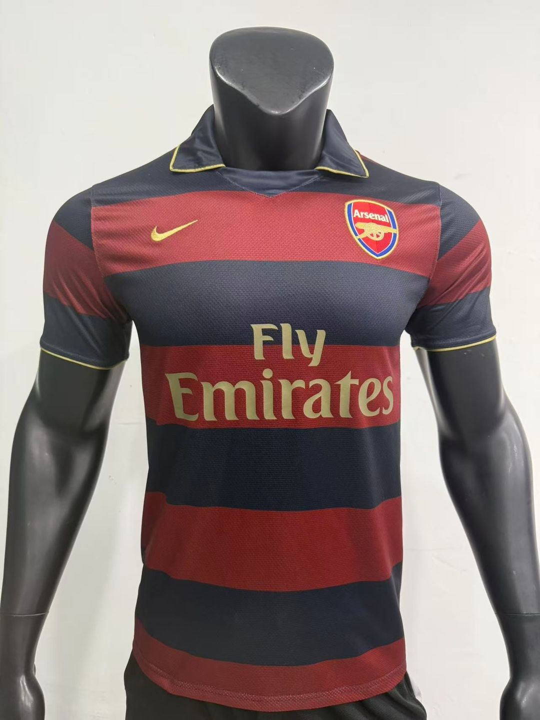 Arsenal 2007/08 Third Shirt (Navy / Claret)