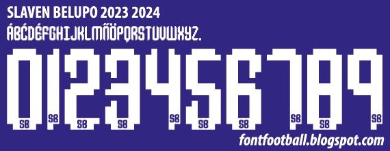 Font Vector Slaven Belupo 2023 2024 kit