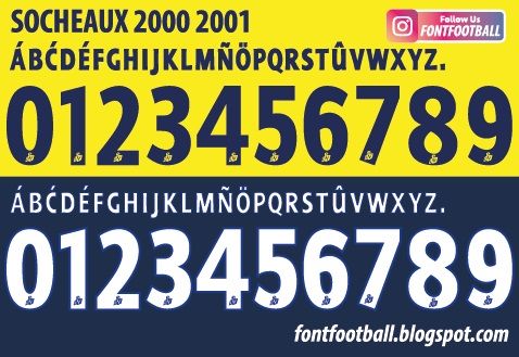 Font Vector Socheaux 2000 2001 kit