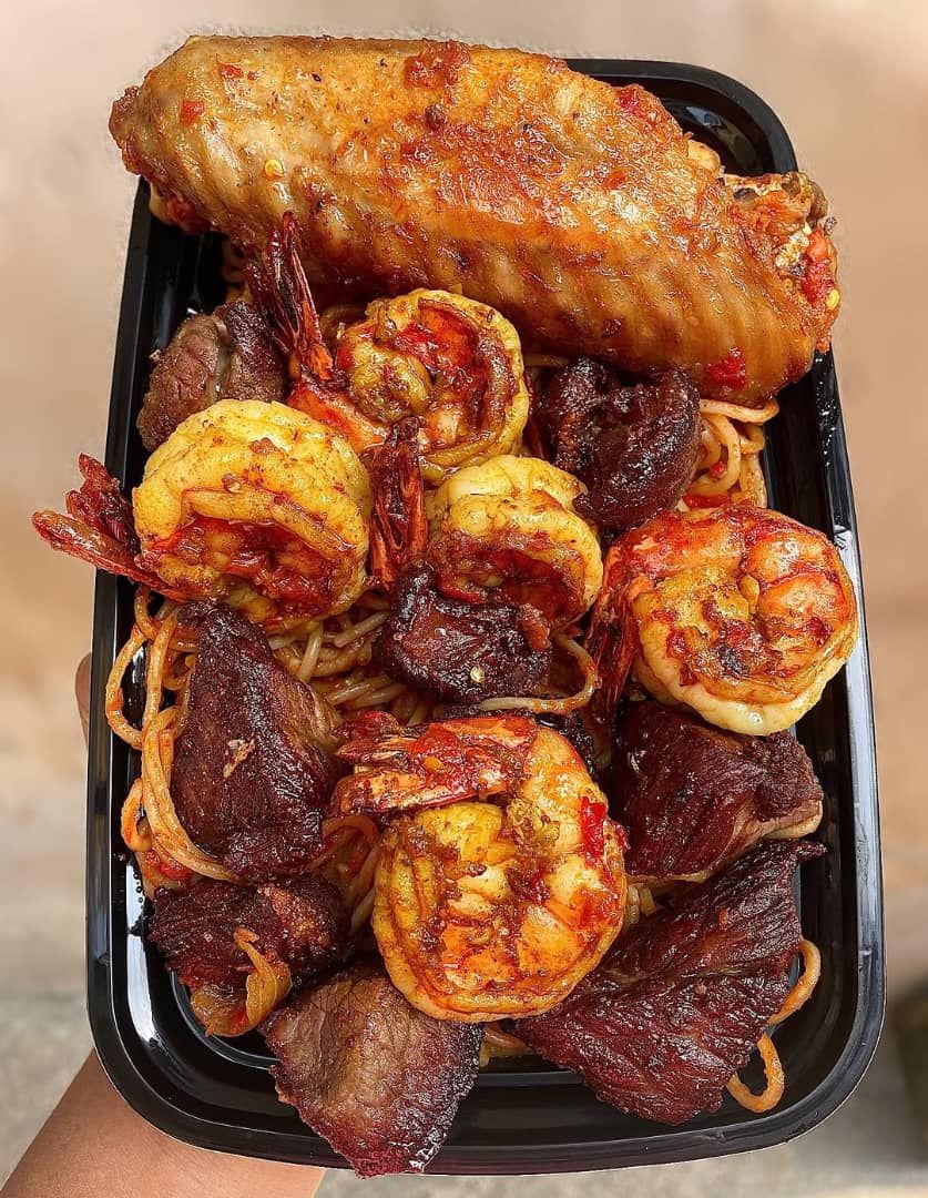 Spicy Jollof Spaghettis