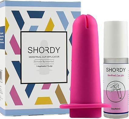 Aplicador SHORDY para copas menstruales de fácil inserción con gel lubricante