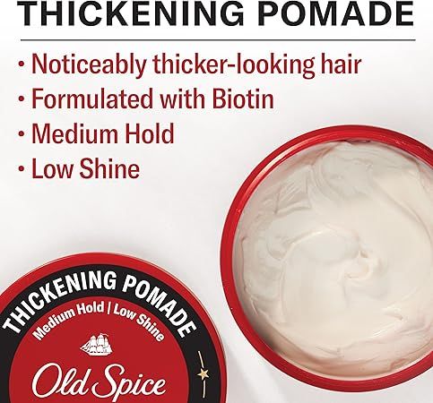 Pomada espesante Old Spice para hombre, fijación media y brillo suave