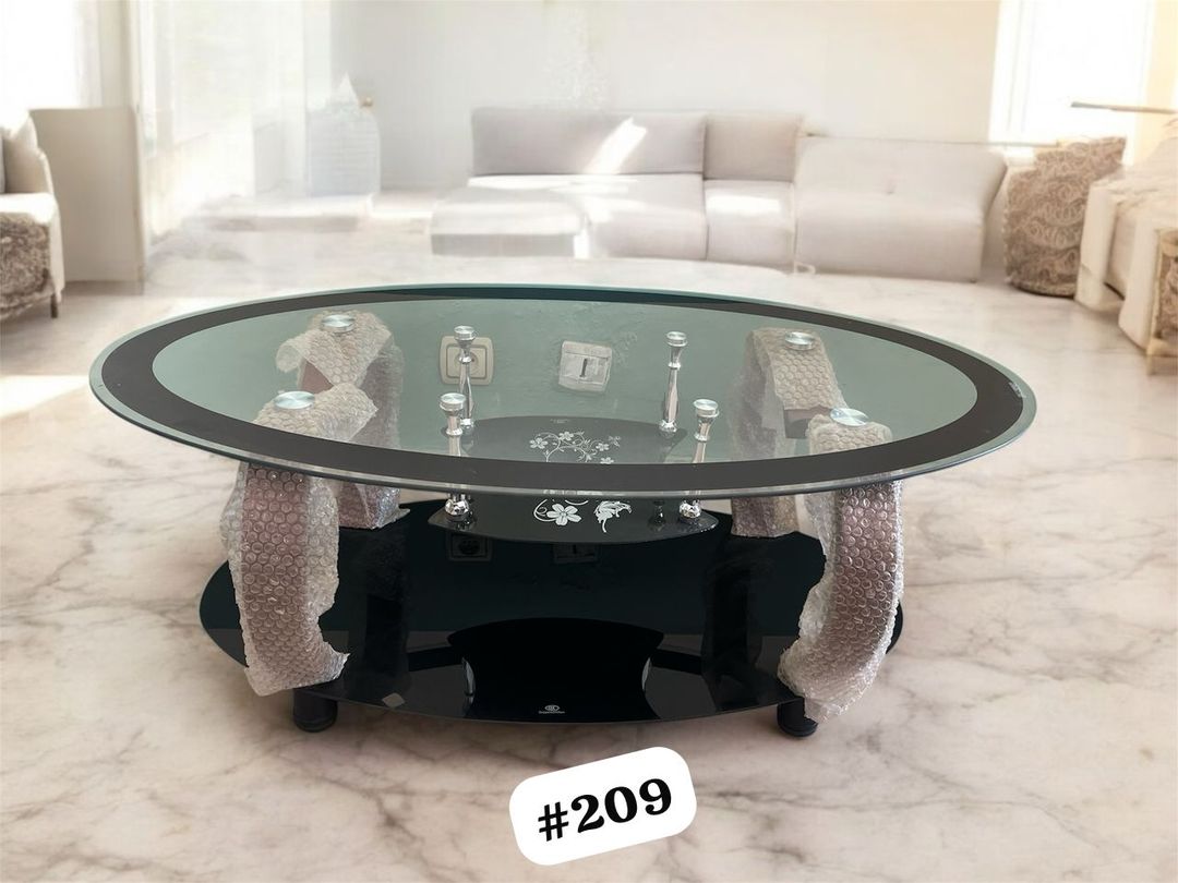 Table basse ovale en verre trempé – Design moderne (#209)_article_N°:TME_0009