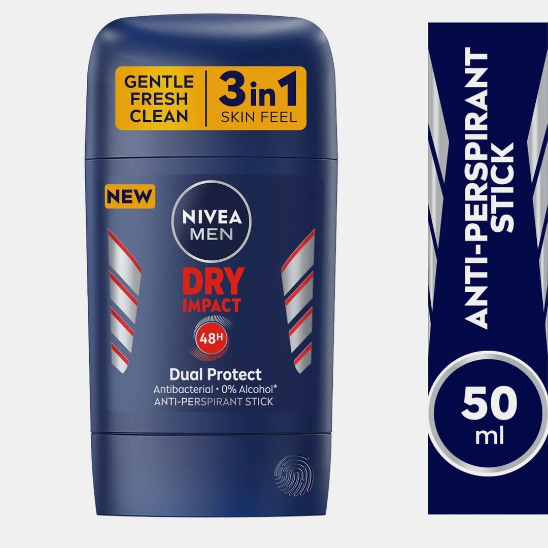 Nivea Men Dry Impact Antiperspirant For Men Stick,