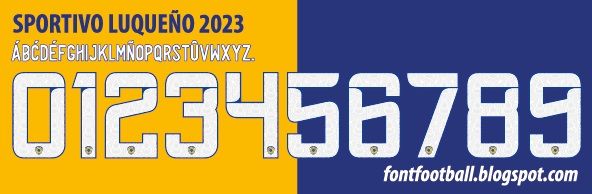 Font Vector Sportivo Luqueño 2023 2024 kit