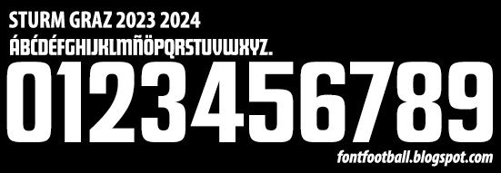 Font Vector Sturm Graz 2023 2024 kit