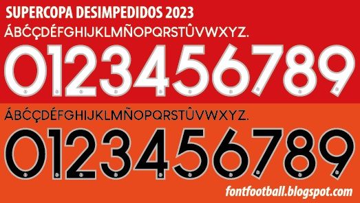 Font Vector Supercopa Desimpedidos 2023 kit