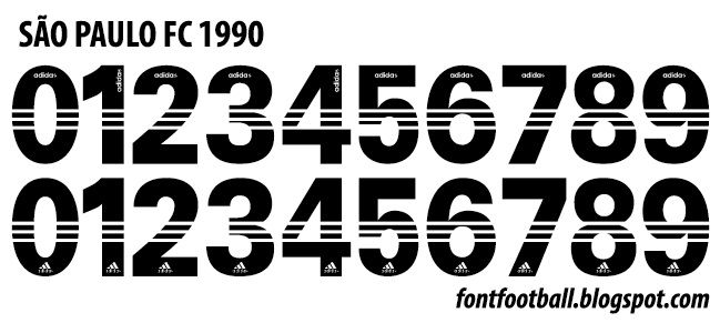 Font Vector São Paulo FC 1990 kit