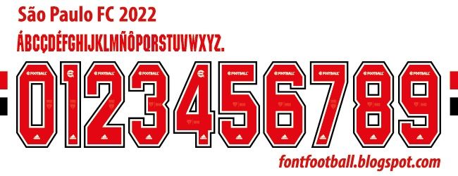 Font Vector São Paulo FC 2022 kit