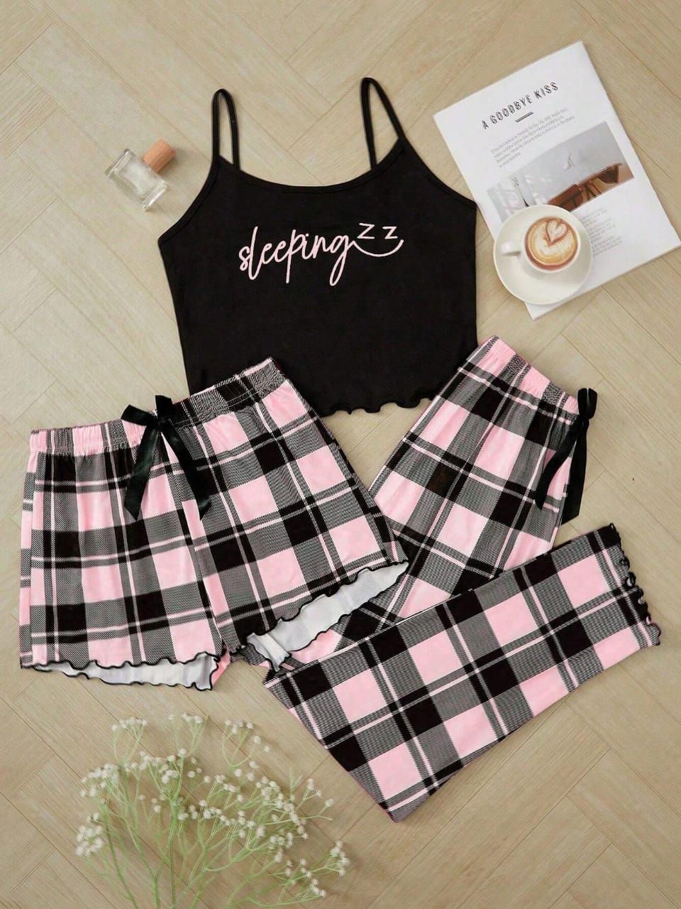 3 Piece Women's Sleepwear Set