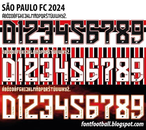 Font Vector São Paulo FC 2024 kit