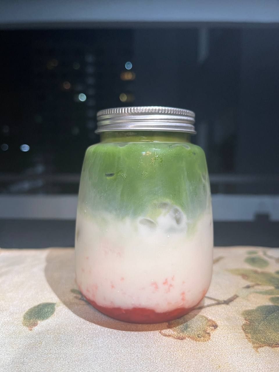 Strawberry Matcha Latte