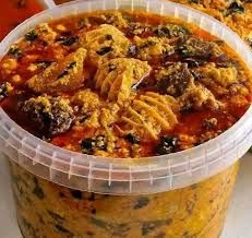 Egusi with Goat meat