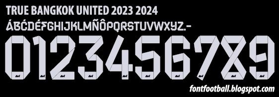 Font Vector True Bangkok United 2023 2024 kit