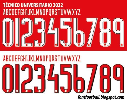 Font Vector Técnico Universitario 2022 kit