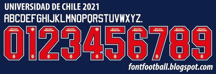 Font Vector Universidad de Chile 2021 kit