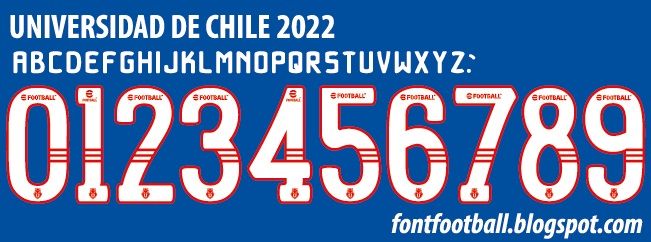 Font Vector Universidad de Chile 2022 kit