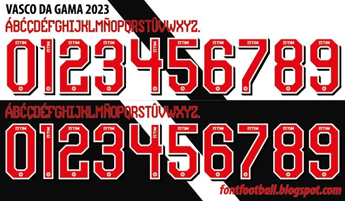 Font Vector Vasco Da Gama 2023 kit