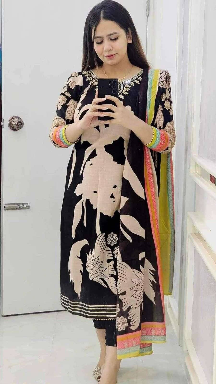 Masleen Silk Suit