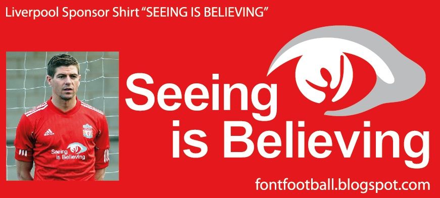 Sponsor Liverpool Seeing Is Believing Vector