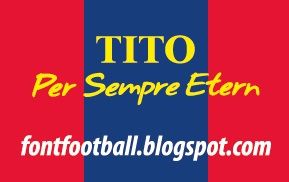 MDT Match Dates on Shirt Tito Per Sempre Etern Barcelona