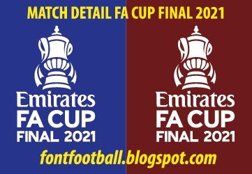 MDT Match Detail Date Fa cup Final Chelsea FC vs Leicester City 2021 vector