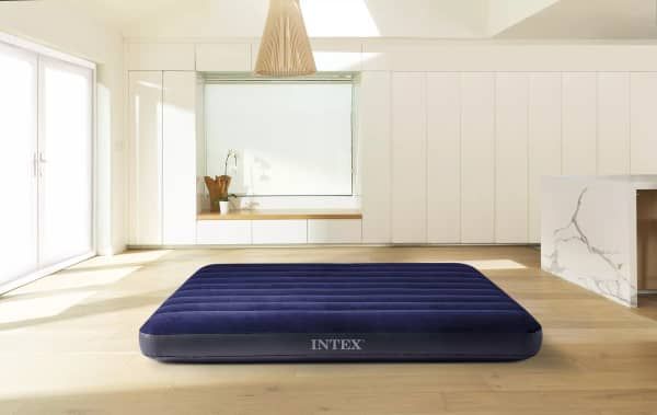 Airbed/Air matress for coupls. Double bed with the pump. Foldable material. 10 inches.
