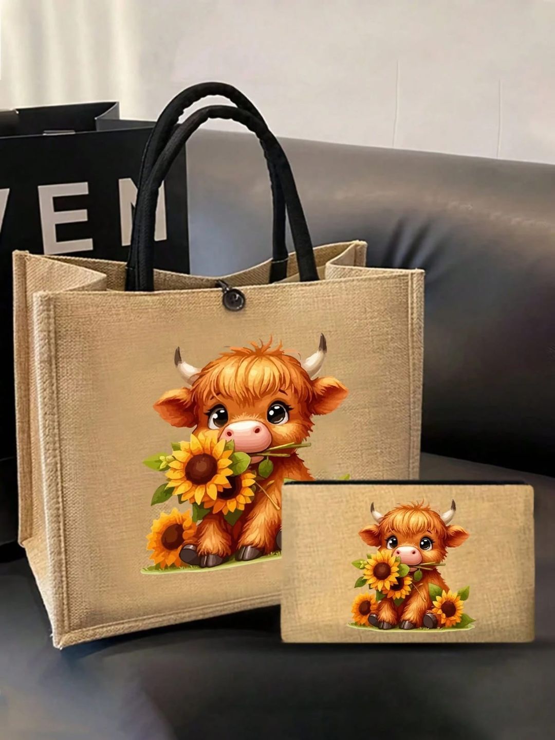 2 Piece Tote Bag Set