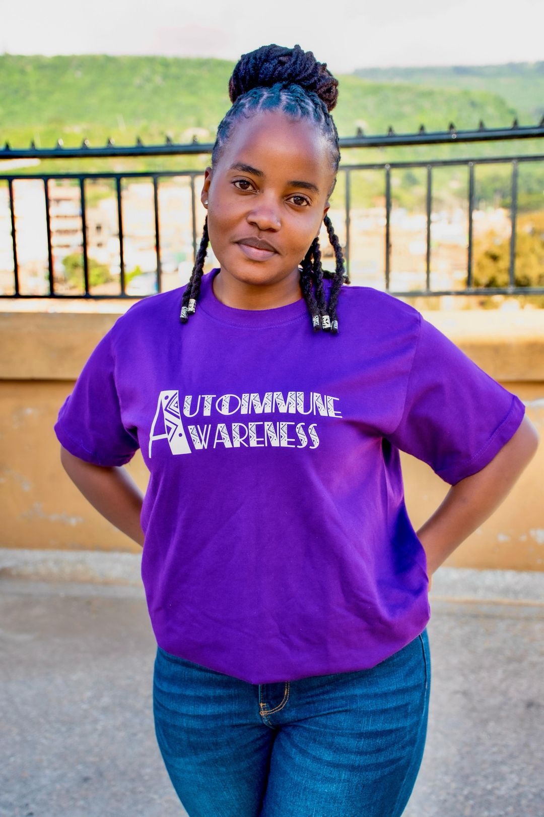 Purple Thrive Tee