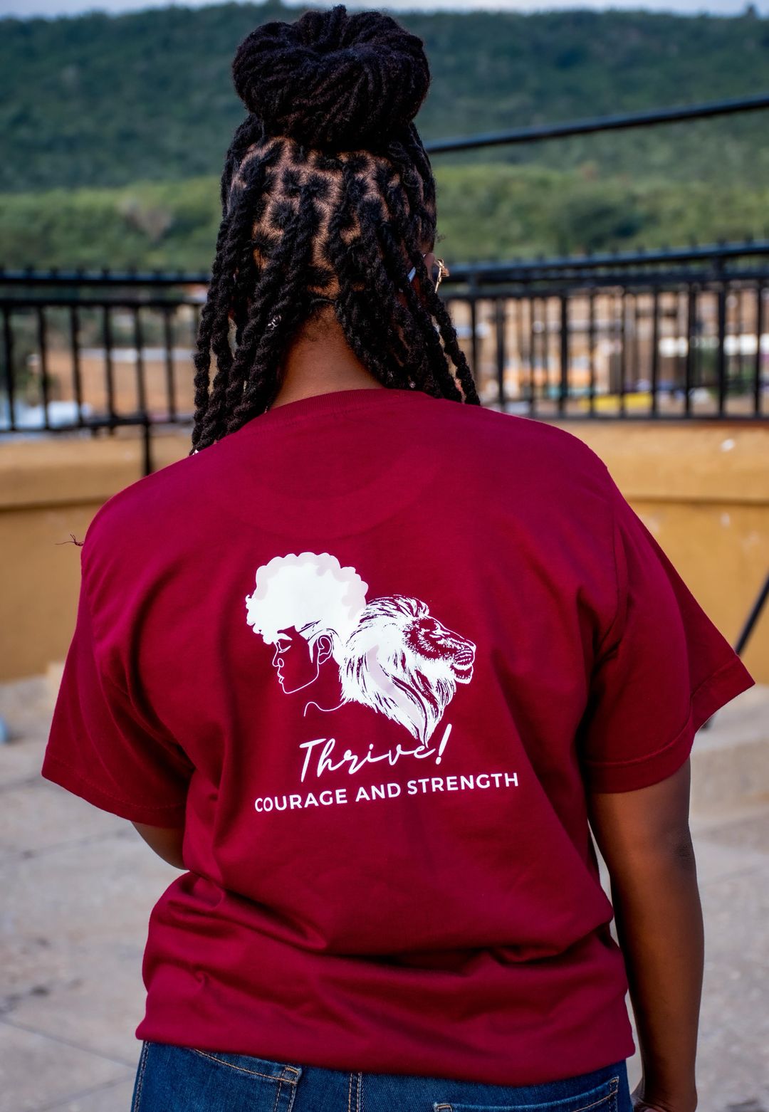Maroon Thrive Tee