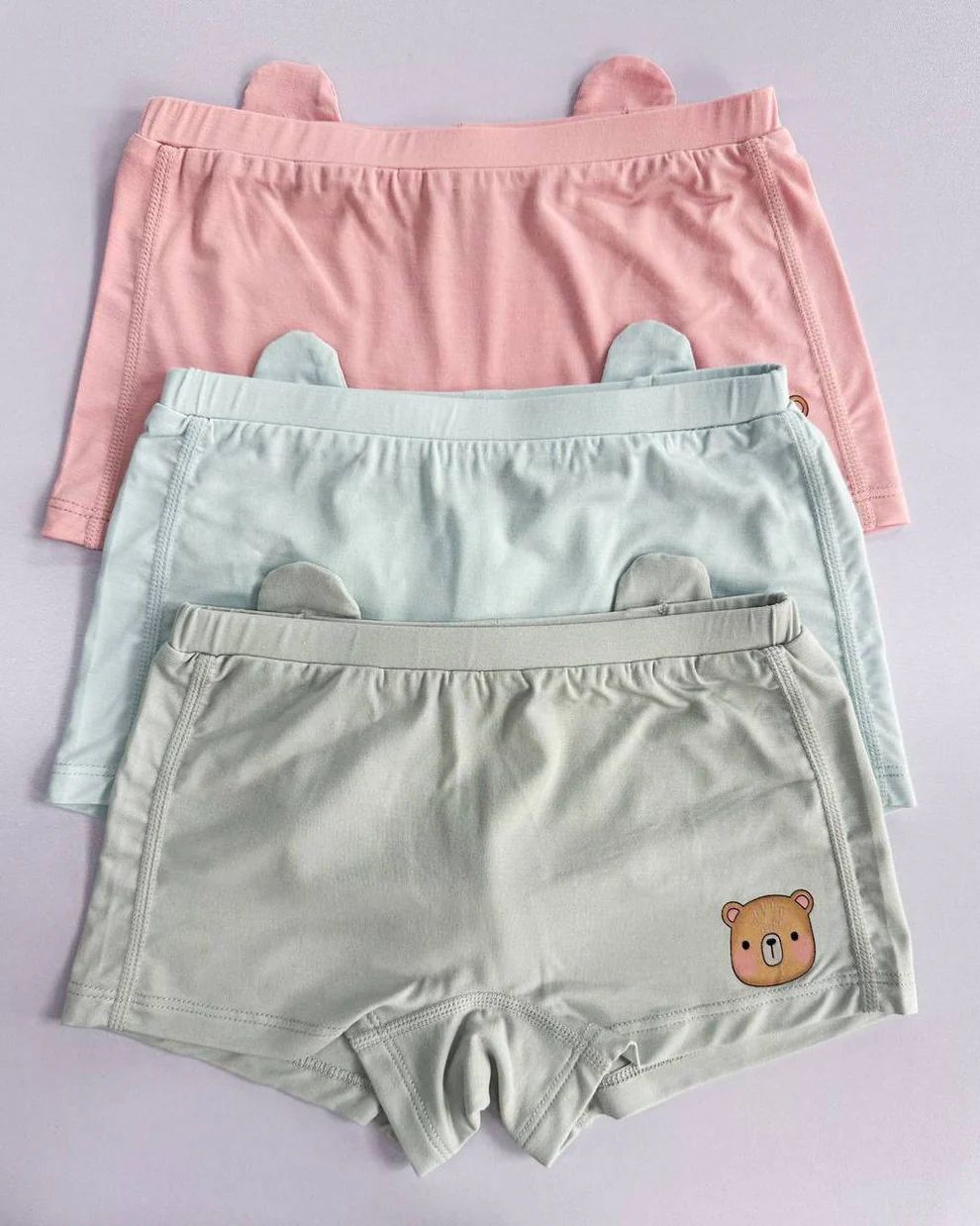GIRLS Bamboo Boxer Briefs (Pack of 3)