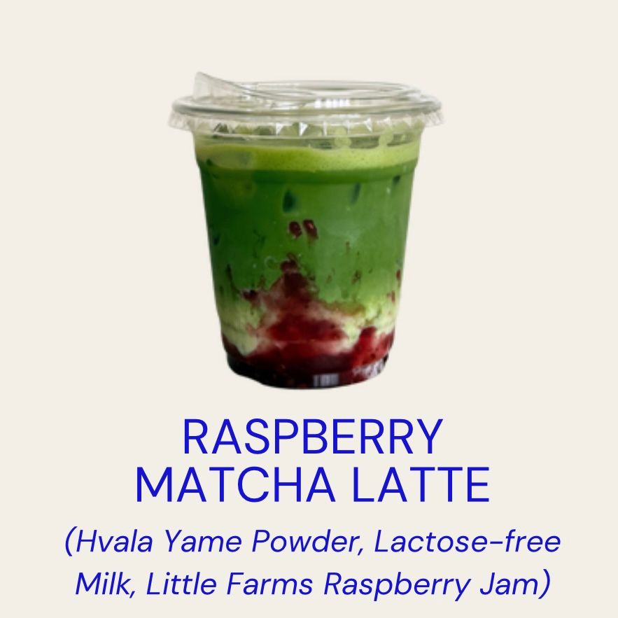 Iced Raspberry Matcha Latte