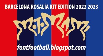 Patch Badge Barcelona Rosalía Logo Sponsor Vector kit
