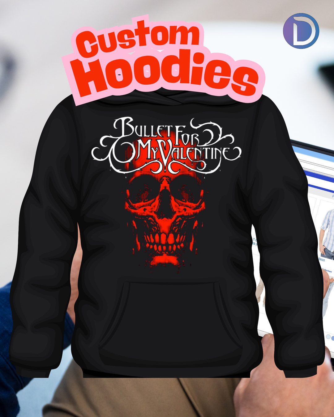 Bullet for my Valentine Red Skull