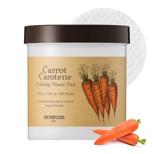 Carrot Carotene Calming Water Pad [60 pcs] - SKINFOOD