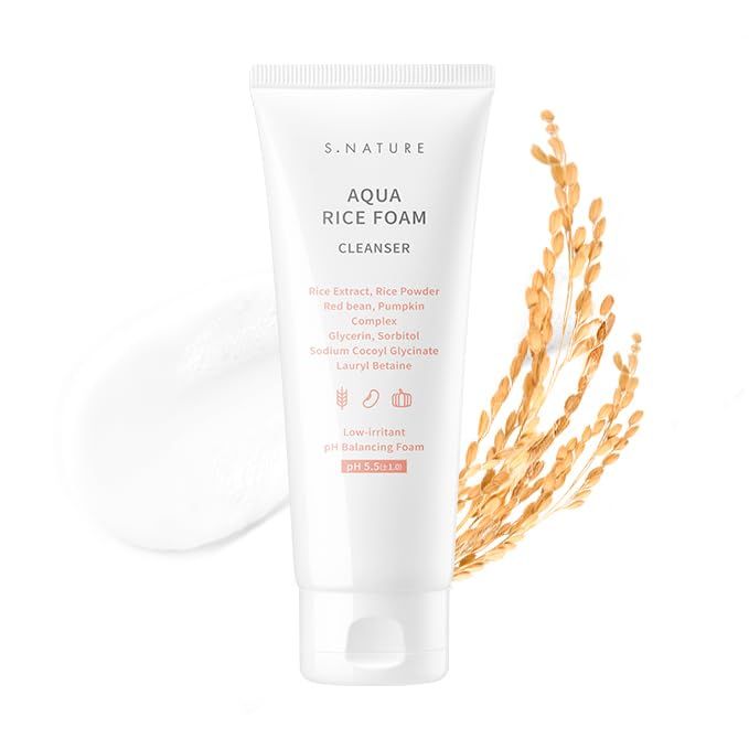 Aqua Rice Foam Cleanser [80ml] - S. Nature
