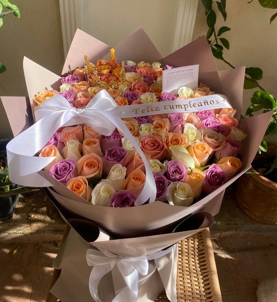 100 rosas (en base)